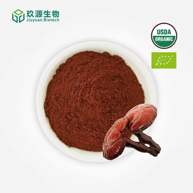 Organický prášek na spór ganoderma lucidum